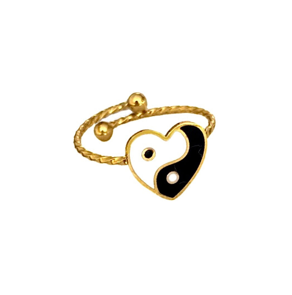 Yin yang love ring.