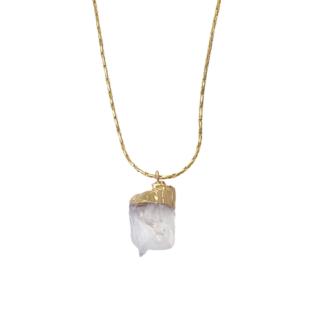 Rock crystal ketting.